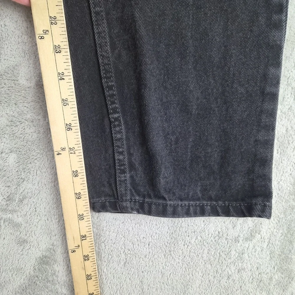 Levis 505 Jeans Mens 33x30 Black Denim Regular Fit Straight Leg 100% Cotton